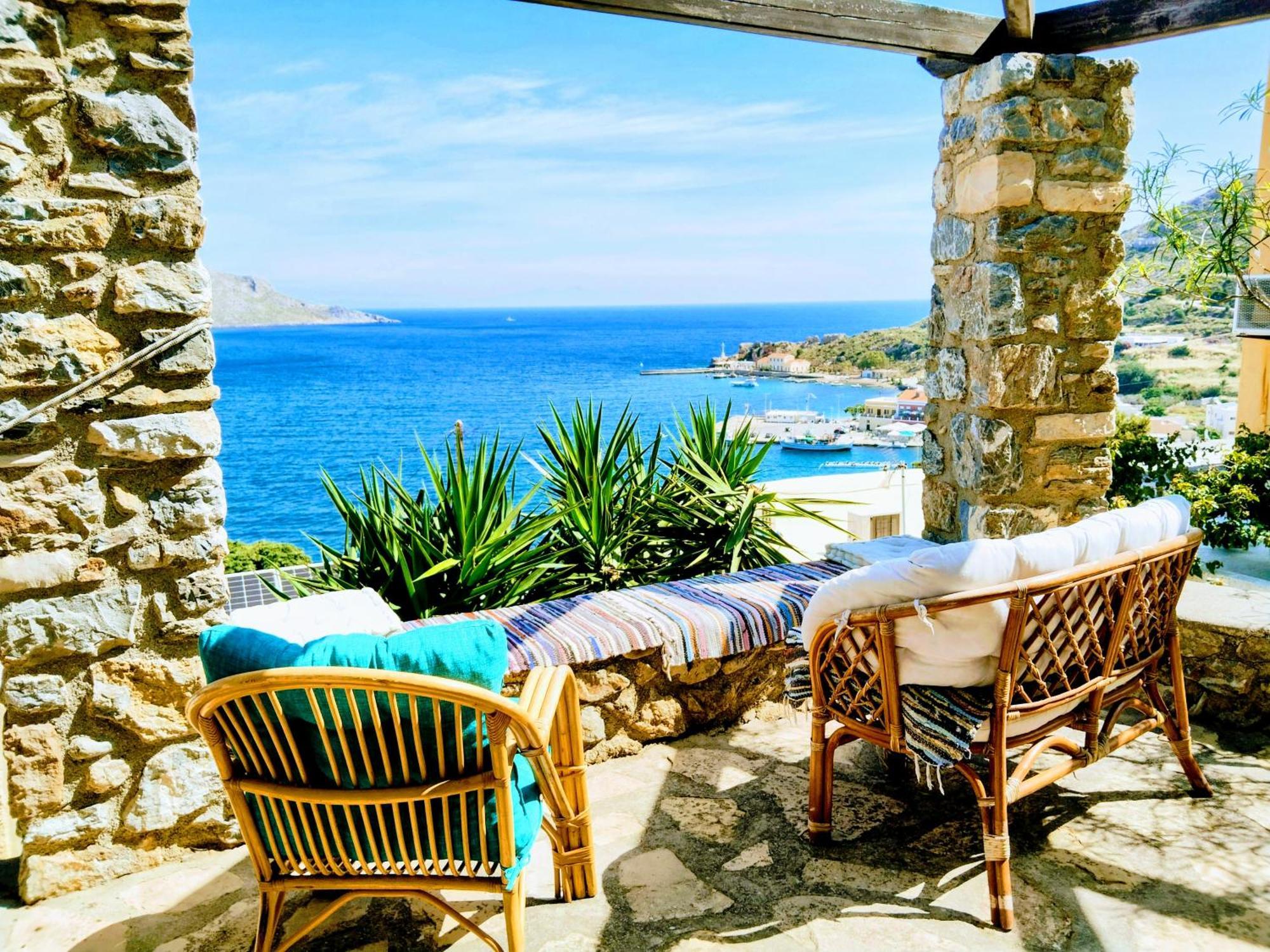 Elegeo Rockhouse Villa Agia Marina  Dış mekan fotoğraf
